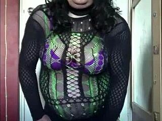 Sissy Crossdresser Shoots Load After Masturbation