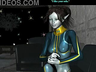 in this sci-fi mission, aletta ends with shaved pussy fucking