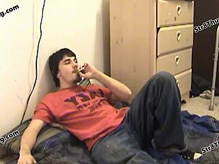 Lucky old gay submits to my domination ha ha