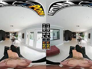 Virtual Porn Birthday Fuck Surprise with Tattooed MILF