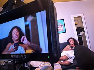 Pornstar Slut Takes Monster Cock Assfucking And Facial Cumshot Behind Scenes.