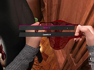 College babe in 3d cartoon without panties under the desk