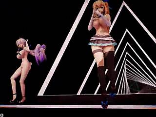 mmd r18 adorable girls dancing