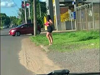 Intense Public Cum Swallow Orgasm