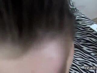 stellar czech sweetie seduced in shopping centre, plowed in pov