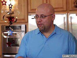 Passionate blonde Kirsten Lee can't get enough of sucking penis