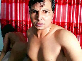 naughty couple rumpa21 fucks hard at home with monster cock