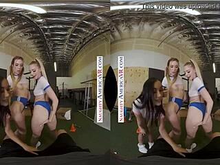 naughty america girls surprise trainer with group fun 😏