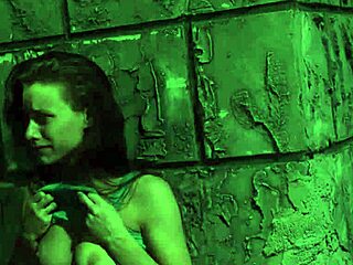 stranded teen gets dominated and tastes cum in public bondage 😈