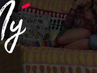 Henessy enjoys anal after blowing soap bubbles