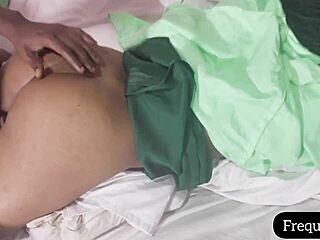 I SEDUCED my big DICK tutor with BENT OVER doggystyle