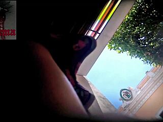 Wow, what’s under that tiny skirt?!