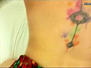 Tattooed blonde swallows cock whole, screams in pleasure during riding