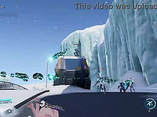 Haru goes fully naked to solo the main storyline extra level in Snow Realm Dangerous Path