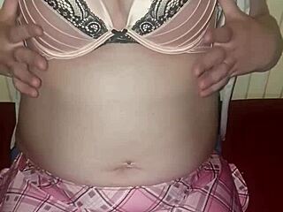 using vibrator in sexy lingerie for intense orgasm