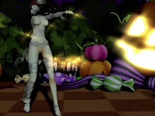 Mmd Happy Halloween Ibaraken Kasen Dance