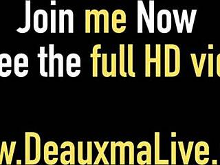 自信熟女Deauxma内衣骑机器高潮爆炸