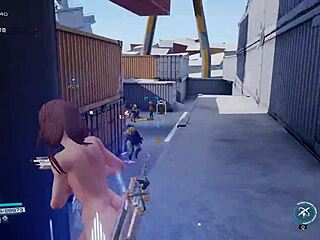 Haru goes fully naked to solo the main storyline extra level in Snow Realm Dangerous Path