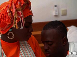 Fantasy about licking black step brother's wife's shaved pussy and natural tits couple