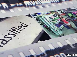 Kitty Carrera Deep Throats Officer's Cock