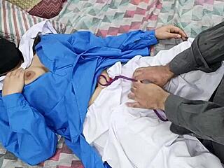 A young Pakistani schoolgirl is vigorously penetrated by her friend and father's acquaintance