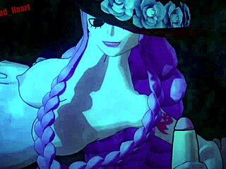 Perona teases with titty fuck in POV