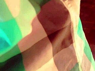 hot milf pulls panties up full of cum