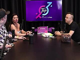 Safada Gives Blowjob After Hearing About Condom Talk on Sheer Red