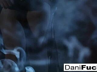 i'm a hot gothic vampire dani masturbatin my big tits and pussy solo