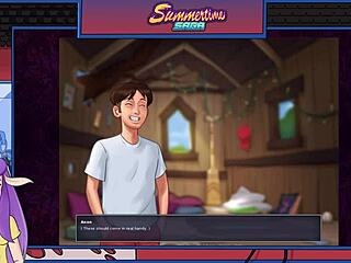 Summertime Saga Bagian 12 dengan Tetek Besar Cosplay