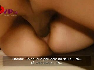 wife enjoys motel stay with friend in front of husband