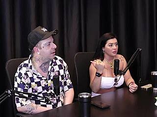 Safada Gives Blowjob After Hearing About Condom Talk on Sheer Red