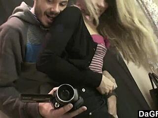 Dagfs - Pleasuring Herself At The Tanning Saloon