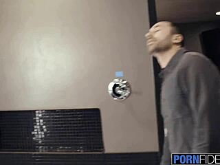 James Deen Descriptively Pounds Gia Derza In Bathroom, Featuring Hardcore Fisting, Blowjob, And Creampie