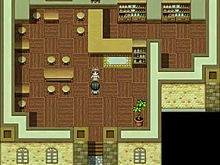 Monster Cock Cums on Thighs in Public Nympho Village!