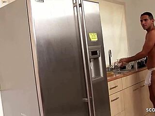 Huge Cock Old Guy Dominates FFM Threesome with Milfs as Cuckold Watches