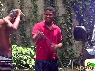 African Amateur Cocksucking Outdoors