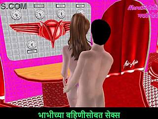i'm sharing marathi audio sex story with 3d cartoon hentai of teen 18+ couple enjoying foreplay fun but messed up details
