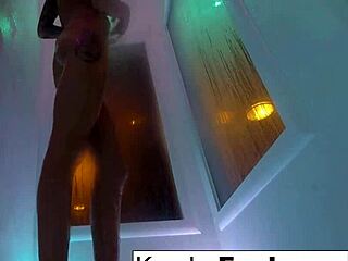 Watch Kendra Cole Masturbate in the Shower!