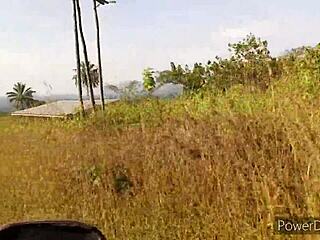 fucking hard with bent over sucking hairy black monster cock