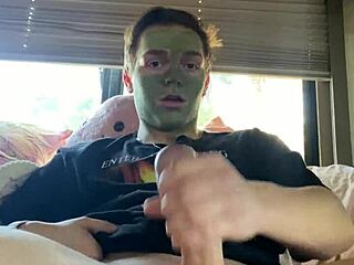 Fit Guy Joshuaaalewisss Strokes Cock While Doing Skin Care Routine In Reality Video