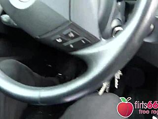 sweet german teen jessii van riva's naughty car fuck date