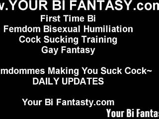 dont deny that you secretly fantasize about big cock in bisexual femdom