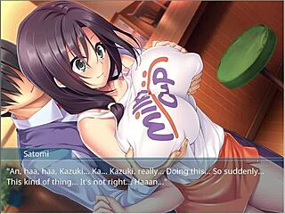 I’m obsessed with my stepmom and stepsister’s huge tits in wet t-shirt hentai