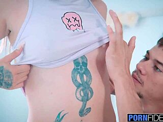 Colombian Latina Melania Dark Blows Tight Pussy in HD