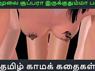 Tamil audio sex story - unga mulai super ah irukkumma pakuthi 10 - animated cartoon 3d porn video of indian girl having threesome sex.