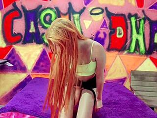 Muscular Lesbian Shakes Ass In Pleasure Room