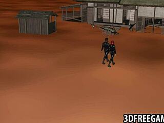 Watch this sexy 3D cartoon redhead babe expertly sucking on a hard cock.