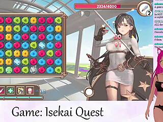 lewdneko asks, 'want to see me play isekai quest part 2?'