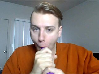 pov im sucking your dick with deepthroat and dildo